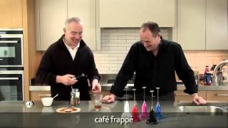 How to make a frappé coffee using an aerolatte milk frother [upl. by Norford]