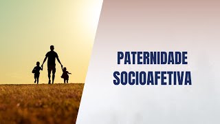 Paternidade socioafetiva [upl. by Remmos]