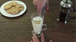 Aerolatte  The Original Steam Free Milk Frother [upl. by Alyhs]