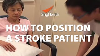 How To Position A Stroke Patient [upl. by Nmutua594]