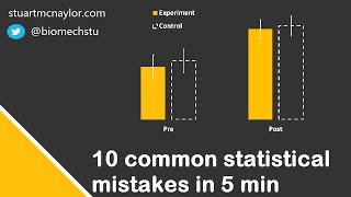 Ten Statistical Mistakes in 5 Min [upl. by Eldwin937]