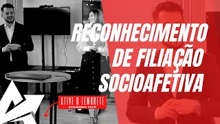 DIREITO DE FAMÍLIA Reconhecimento de filiação socioafetiva [upl. by Borreri]