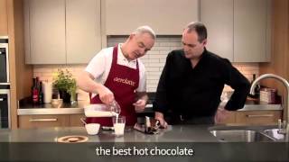 How to make a hot chocolate using an aerolatte milk frother [upl. by Deehan]