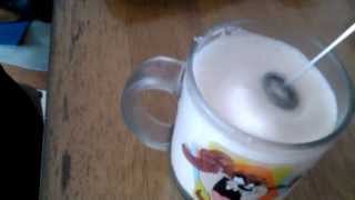 Aerolatte Review Frothing Cold Milk In Under 1 Minute [upl. by Nivle]